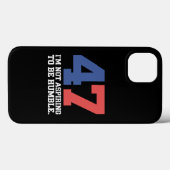Ik Streef Er Niet Naar Om Bescheiden Kamala Harris Case-Mate iPhone Case (Achterkant (horizontaal))