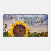"Ik streef naar uitmuntendheid" Motivatie Affirmat Bureaumat (Voorkant)