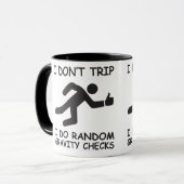 Ik struikel niet. Ik doe steekproefsgewijze zwaart Mok (Voorkant links)