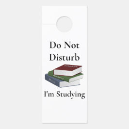 Ik studeer deurhanger