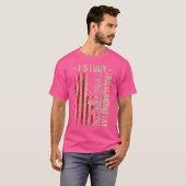 Ik studeer triggernometry Pistool American Flag On T-shirt (Voorkant volledig)