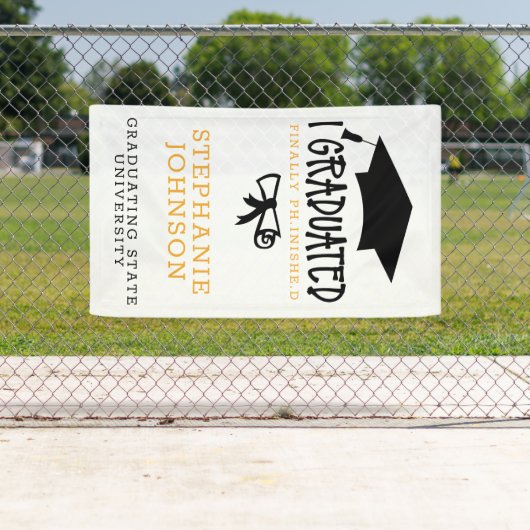 Ik studeerde eindelijk PH.INISHE.D Afstudeerder Sc Spandoek (Insitu)