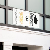 Ik studeerde eindelijk PH.INISHE.D Afstudeerder Sc Spandoek (Buitenkant Gebouw)