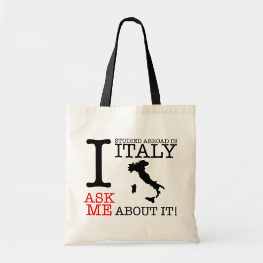 Ik studeerde in het buitenland in het Tas van Ital (Voorkant)