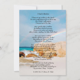 "Ik stuur een regenboogstaart"