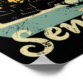 Ik stuur het alleen maar Snowmobile rijden in de w Poster (Hoek)