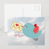 Ik stuur je al mijn liefde briefkaart (Voorkant / Achterkant)