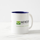 Ik stuur je een bewijs. tweekleurige koffiemok (Voorkant rechts)