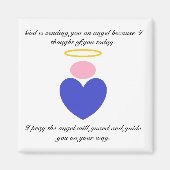 Ik stuur je een engelenmagneet magneet (Voorkant)