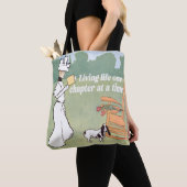 Ik Stuur Je Een Luiaard Knuffel Regenboog Tote Bag (Dichtbij)