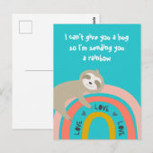 Ik stuur je een regenboog. briefkaart (Voorkant / Achterkant)