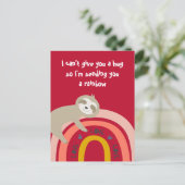 Ik stuur je een regenbooggrot... briefkaart (Staand voorkant)