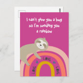 Ik stuur je een regenboogjuf. briefkaart (Voorkant / Achterkant)