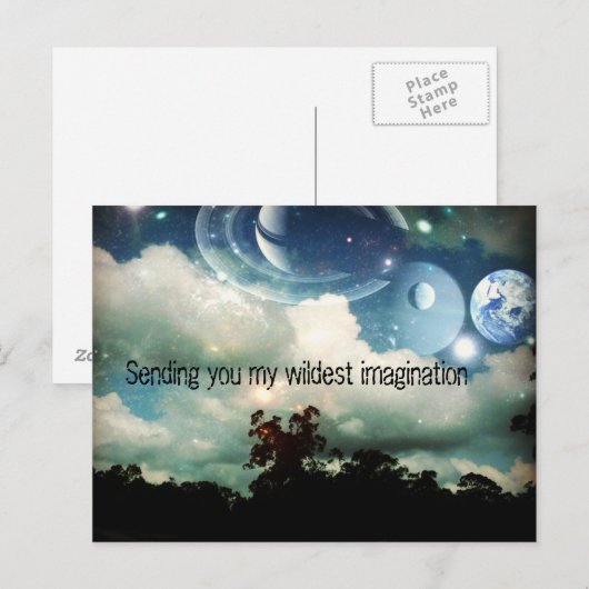 Ik stuur je mijn wildste fantasie briefkaart (Voorkant / Achterkant)