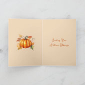 Ik stuur jullie de najaarszegeningen |  Herfst Kaart (Binnen)