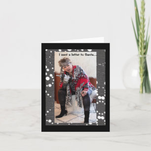 Ik stuurde een brief naar de Kerstman voor een nie Kaart