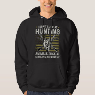 Ik Suck Niet Bij Het Jagen Dieren Suck Bij Stilsta Hoodie