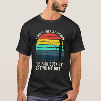 Ik Suck Niet Bij Vissen Visser Vader Grap T-shirt