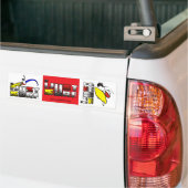 Ik Surf alleen maar sticker (3 pack) (Op Truck)