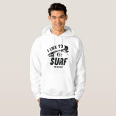 Ik Surf graag het internet Hoodie (Voorkant volledig)