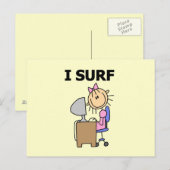 Ik Surf het Web Briefkaart (Voorkant / Achterkant)