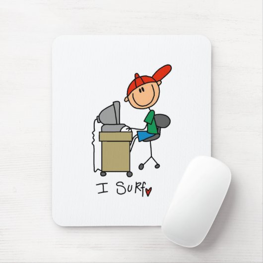 Ik Surf het Web Muismat (Met muis)