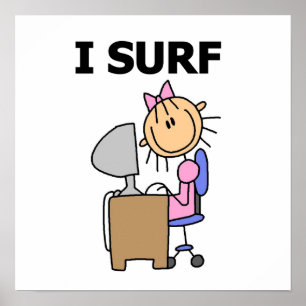 Ik Surf het Web Poster