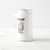 Ik Surf op het Web Bierpul (Voorkant links)