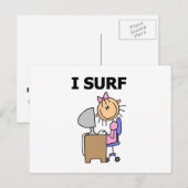 Ik Surf op het Web Briefkaart (Voorkant / Achterkant)