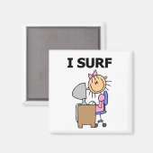 Ik Surf op het Web Magneet (Voorkant / Achterkant)
