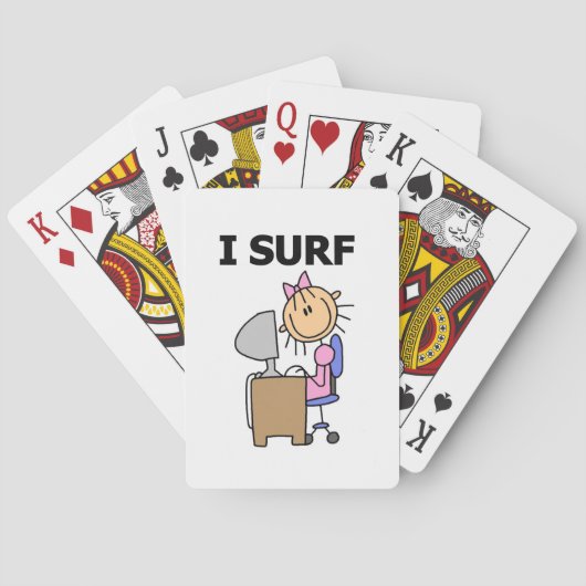 Ik Surf op het Web Speelkaarten (Achterkant)