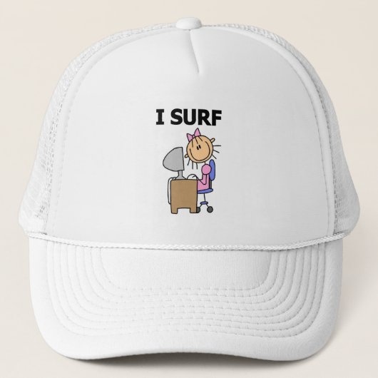 Ik Surf op het Web Trucker Pet (Voorkant)