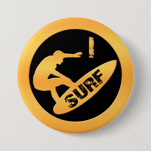 Ik Surf Ronde Button 7,6 Cm (Voorkant)