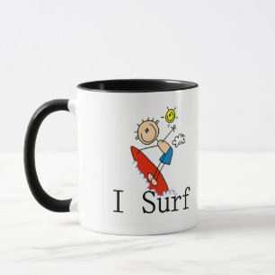 Ik Surf T-shirts en Cadeaus Mok