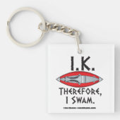 IK Swam Inflatable Kayak Sleutelhanger (voorkant)