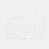 Ik T-Shirt Verslaat Longkanker Witte Lint Fleece Deken (Voorkant (Horizontaal))