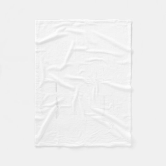 Ik T-Shirt Verslaat Longkanker Witte Lint Fleece Deken (Voorkant)