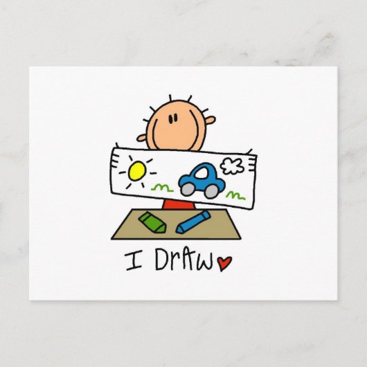 Ik Teken Briefkaart (Voorkant)