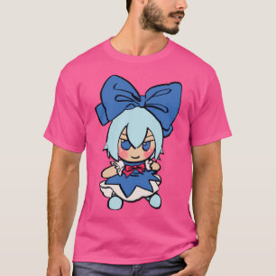 Ik teken die Cirno Fumo pluche Meme Touhou T-shirt