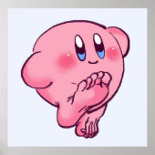 Ik teken die kirby met voetmeme Extreem vervloekt Poster (Voorkant)