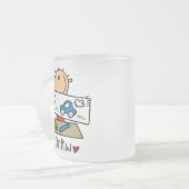 Ik Teken Matglas Koffiemok (Voorkant links)