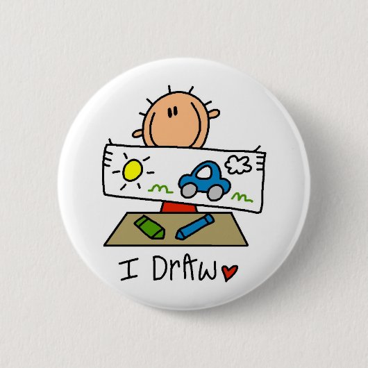Ik Teken Ronde Button 5,7 Cm (Voorkant)