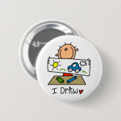 Ik Teken Ronde Button 5,7 Cm (Voorkant /achterkant)