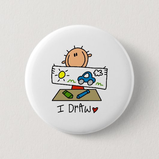 Ik Teken Ronde Button 5,7 Cm (Voorkant)