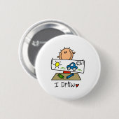 Ik Teken Ronde Button 5,7 Cm (Voorkant /achterkant)
