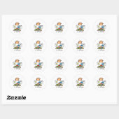 Ik Teken Ronde Sticker (Vel)