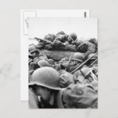 "Ik tekende een aanvalsboot om over te steken in_W Briefkaart (Voorkant / Achterkant)