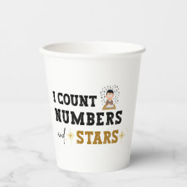 Ik tel getallen en sterren - Accountant Papieren Bekers