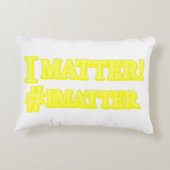 "IK TEL!" Schattig ontwerp. Nu kopen Accent Kussen (Achterkant)