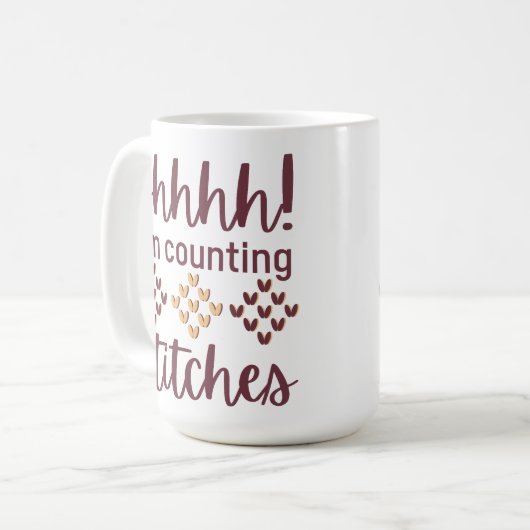 Ik tel steken koffiemok (Voorkant links)